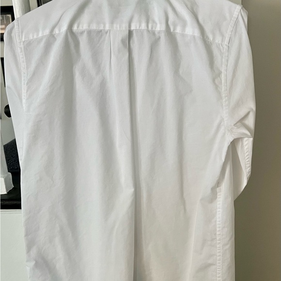 Vineyard Vines Youth Medium White Button Down Shirt Whale Logo Preppy Classic - Picture 5 of 8